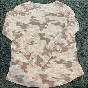 Camo long sleeve shirt